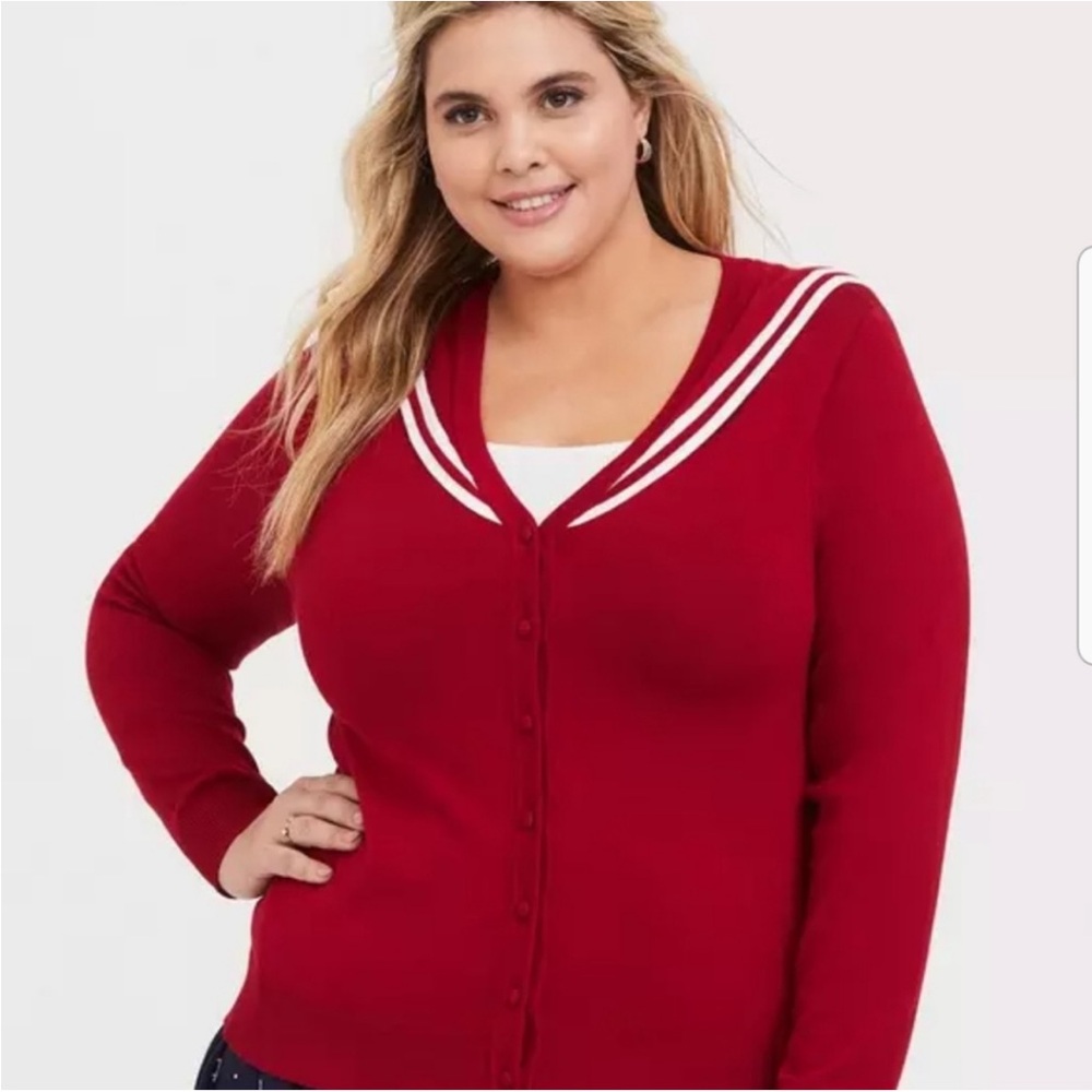 Torrid Retro Sailor Cardigan
